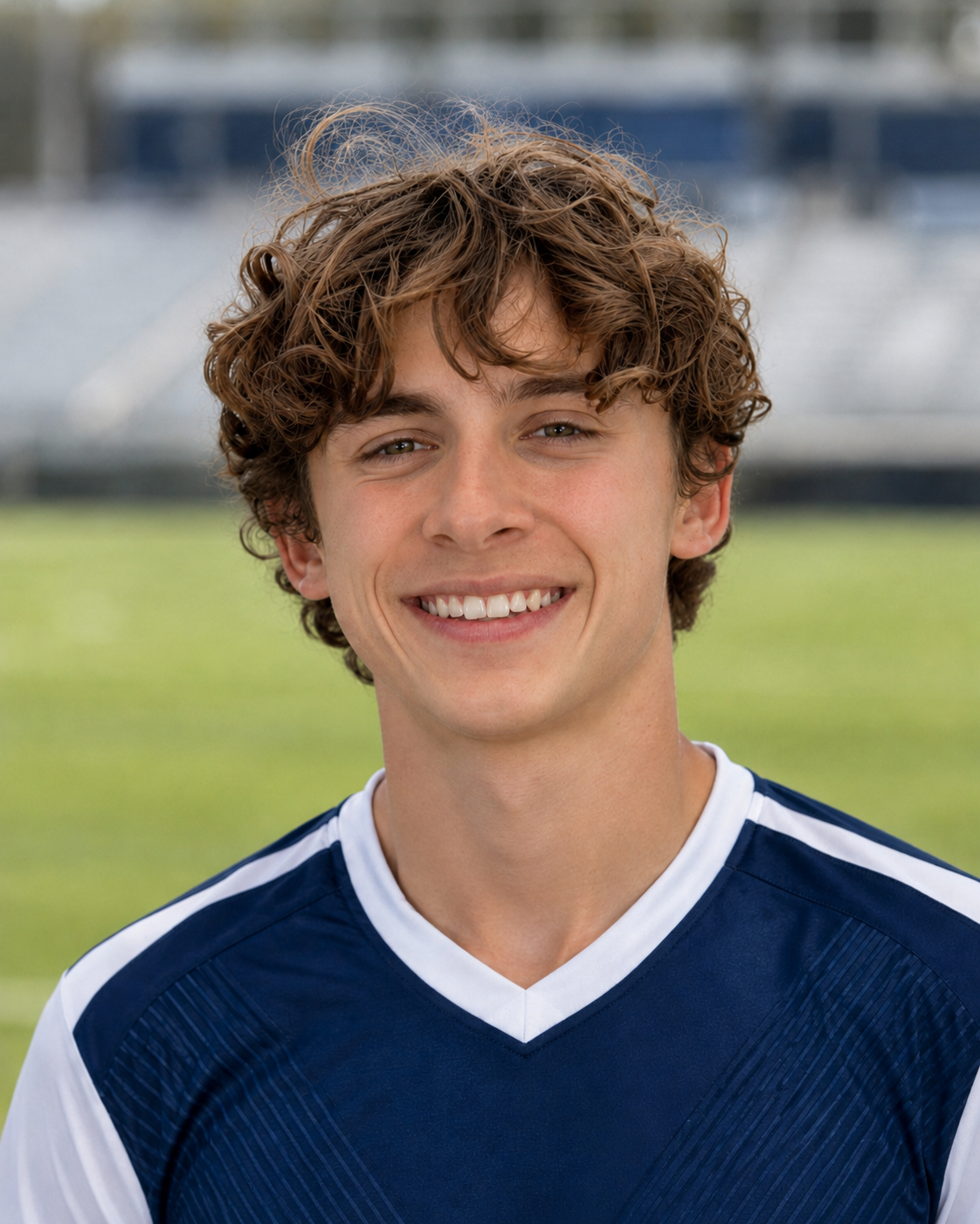 Noah Westra in his soccer uniform